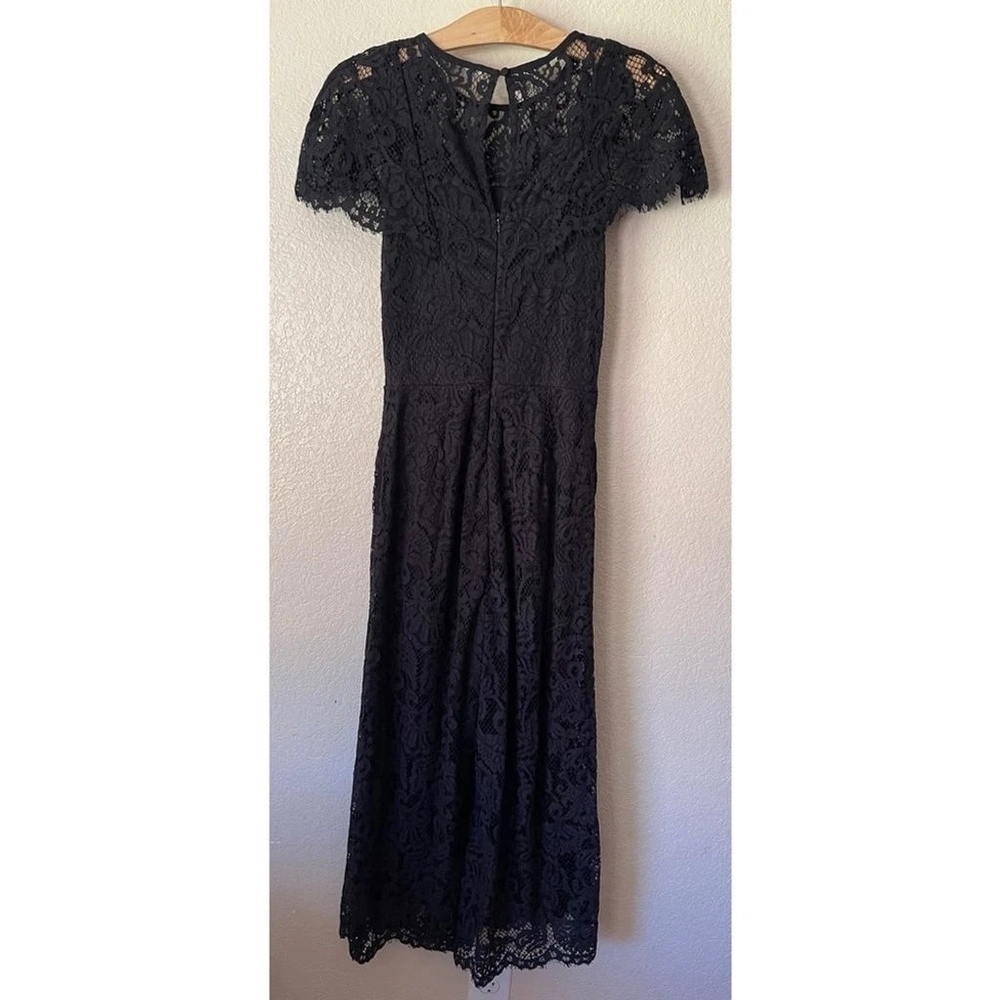 NWT Chelsea & Violet Lace Pants Jumpsuit Romper Eyelash Hem Women’s XS One Piece